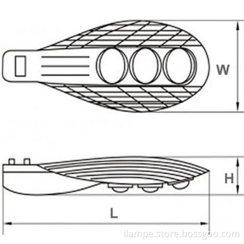 180W LED street light, environmentally-friendly